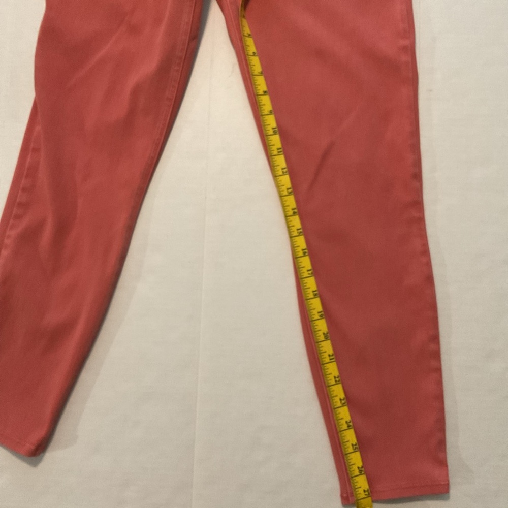 Spanx Women’s Jeanish Ankle Leggings Coral Red - Picture 3 of 10